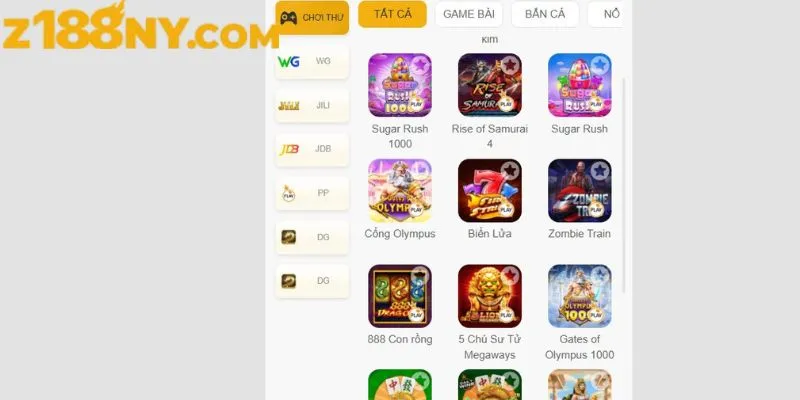Kho game bài đối kháng áp dụng cơ chế thưởng cao